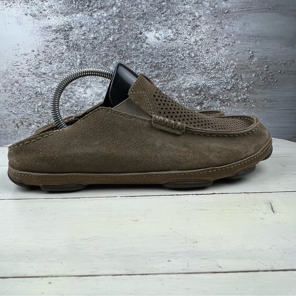523pte OluKai Moloa Kohana Brown Loafers Slip-On Comfort Shoes 11 main image 5
